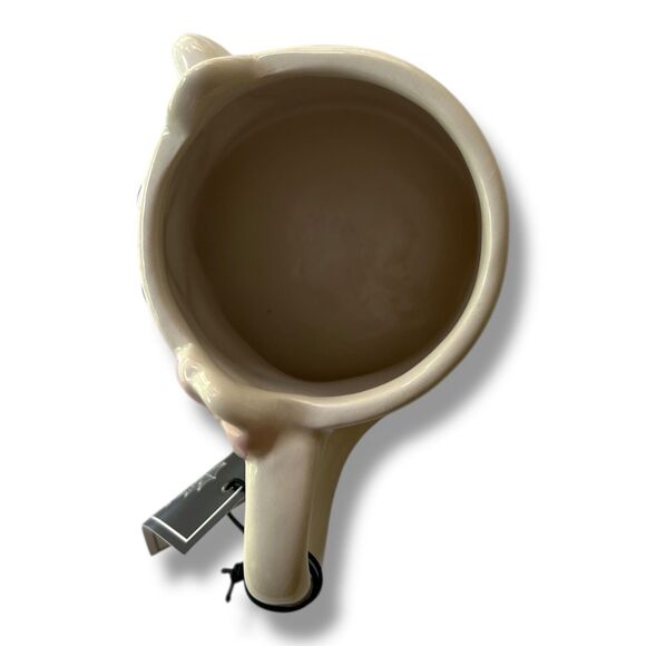 Cobwebs & Cauldrons Hand Painted Cat Pink Bow Halloween Mug - Picture 7 of 10